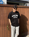 NEW YORK印花棉質短袖TEE[三色]