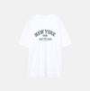 NEW YORK印花棉質短袖TEE[三色]