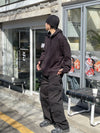 [STREET STYLE!] 直向浮紋連帽針織HOODIE[三色]